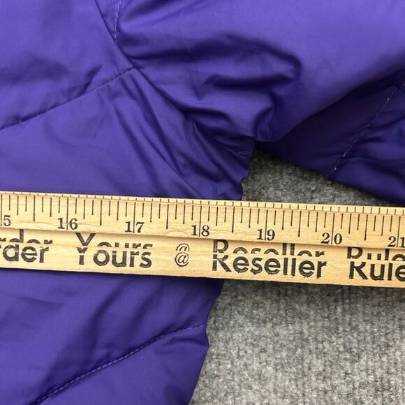 Columbia Women's Lay D Down II Jacket Purple Omni Heat Women XS Faux Fur Hood - Picture 10 of 10